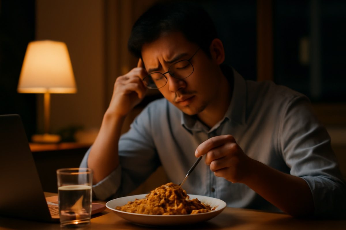 晚上加班吃饭太晚?小心这些健康隐患